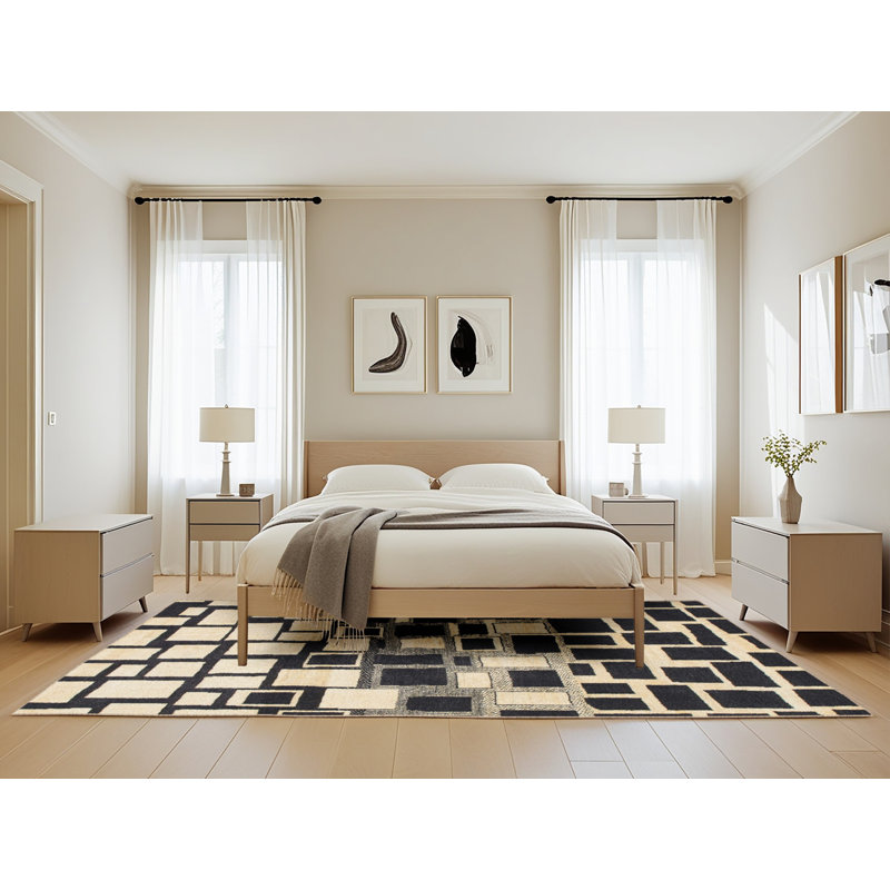 Tapis abstrait moderne 1515, Rectangle 5 pi x 8 pi