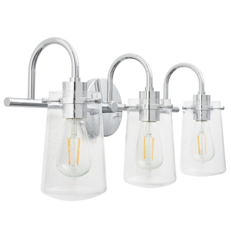 Gutierrez 3 - Light Dimmable Vanity Light, Polished Chrome