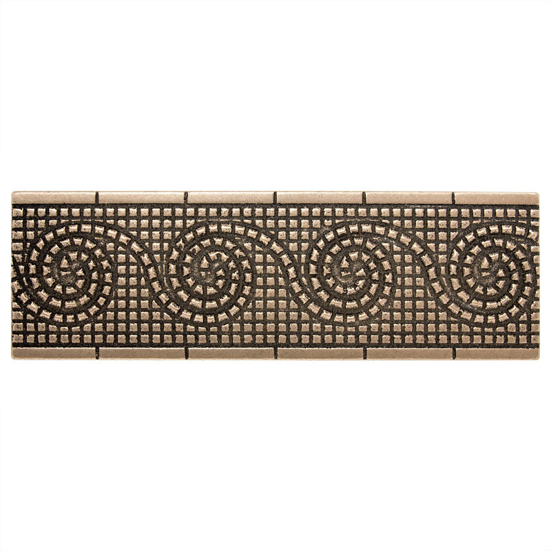 Carreau de doublure en métal 6 po x 1 po, Bronze