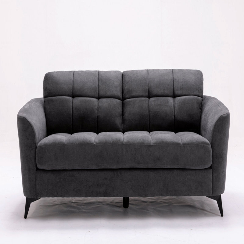 Canapé en tissu 79 po, Gris