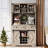 72" Farmhouse Bar Cabinet With 3 Drawer-64071004