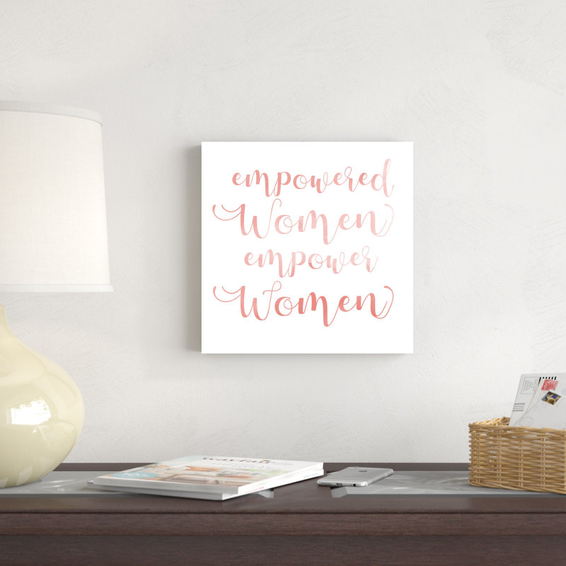 «Womanly Conseils II», art textuel sur toile, H 12 po x l 12 po