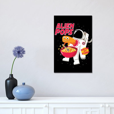 Alien Pops by Michael Buxton - Wrapped Canvas Print