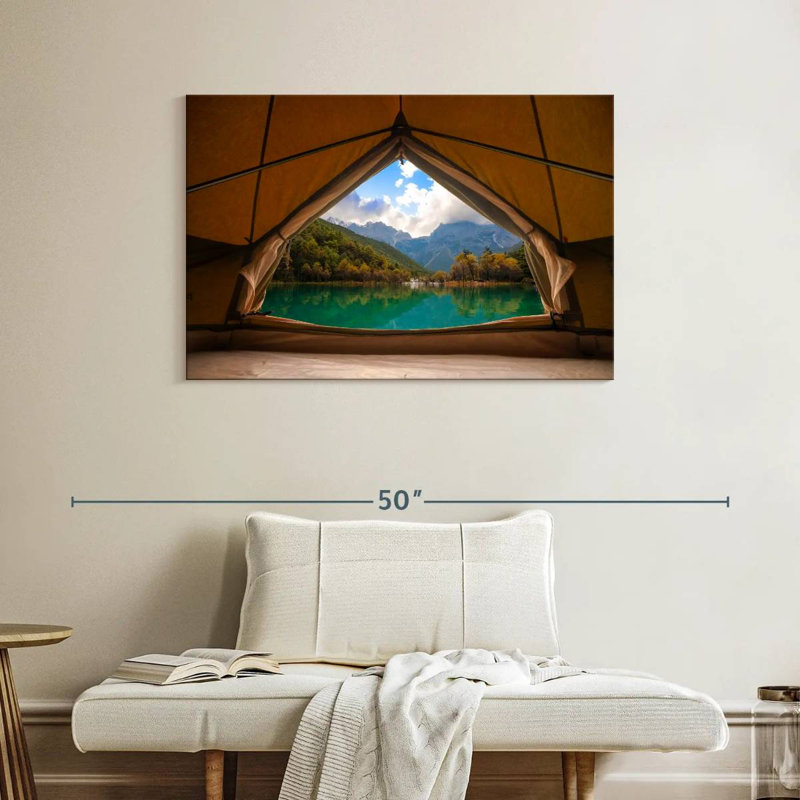 Senne Lakeside Tent View, 26" H x 39" W