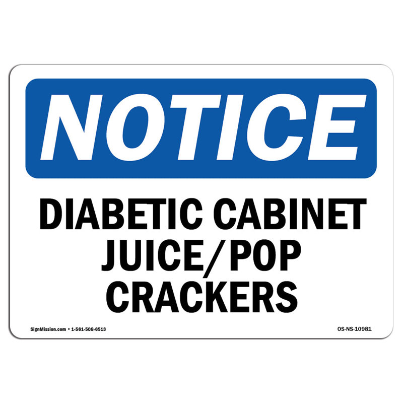 Signe Diabetic Cabinet Juice Pop Crackers