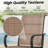 Swivel Patio Bar Stools Set Of 2, All-Weather Outdoor Chairs With Padded Textilene Fabric For Comfort And Durability