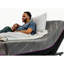 Très grand matelas en mousse à mémoire de forme 4 couches avec base réglable - tissu tricoté respirant, relief, housse indépendante