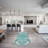 Premium Hall Carpet | 100% Polyester, 1200 g/m² | Non-Slip Underside with Leather Sole, 0.4 in Pile Height | Antibacterial, Machine Washable at 86°F | Easy to Clean, Vibrant Turquoise Color | Ideal for Entryways & Living Spaces-1979018939
