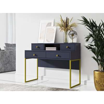 Bartlesville Metal Base Writing Desk