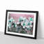 White Cherry Blossom Tree in Bloom - Picture Frame Painting Print-56739304-56739298