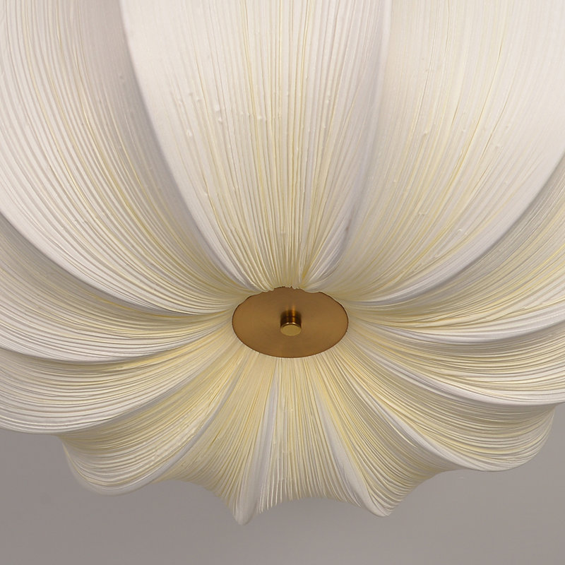 Abat-jour semi-encastré 1 lumière, H 6,69 po x l 15,74 po x P 15,74 po