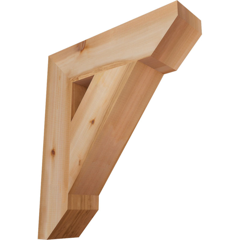 Support à lattes l 5 5 po x P 24 po x H 28 po, cèdre rouge de l'Ouest, Cèdre rouge, H 28 po x l 5,5 po x P 24 po