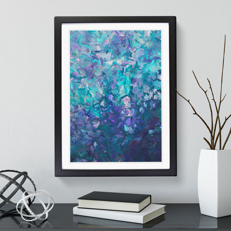 Starburst Abstract - Framed Print, Black Framed, 64cm H x 46cm W x 2cm D