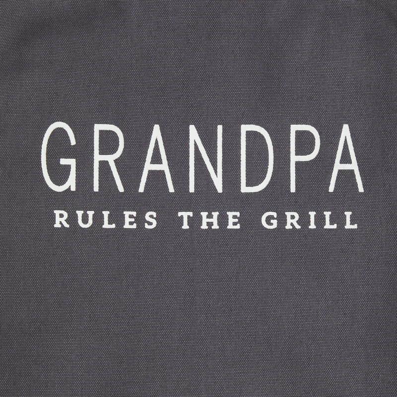 Grandpa Rules The Grill Apron - 28X34in
