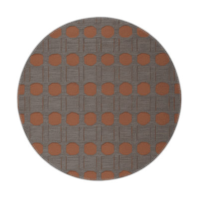 Trellis Gray Indoor and Outdoor Area Rug