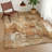 Machine Washable Indoor/Outdoor Chantille ACN2300 Abstract Rug-1003902747