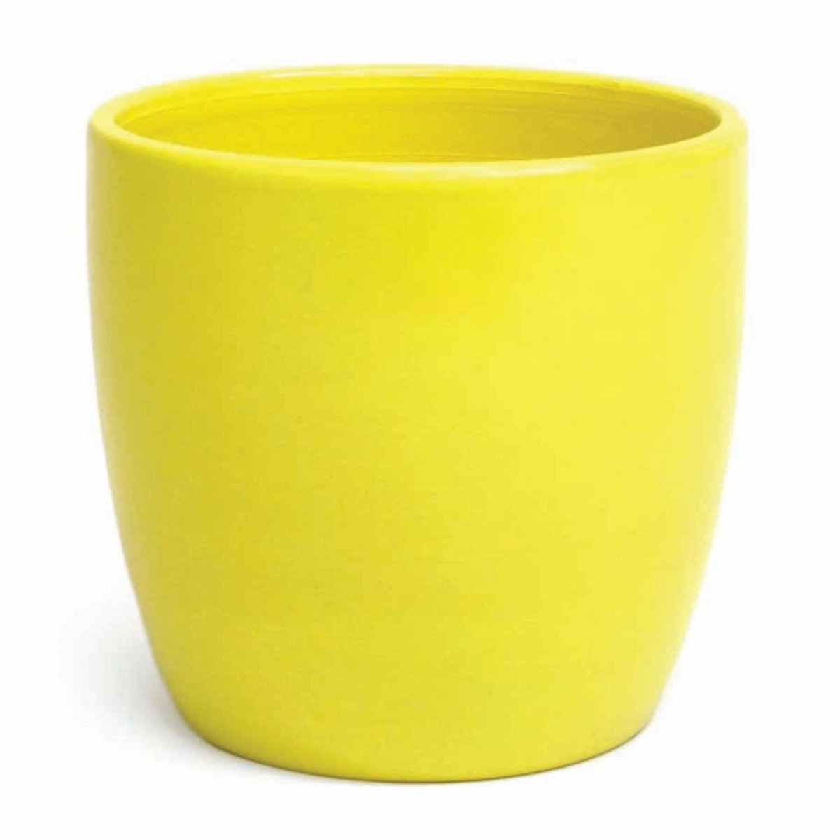 Ebern Designs Bright Yellow Planter | Wayfair
