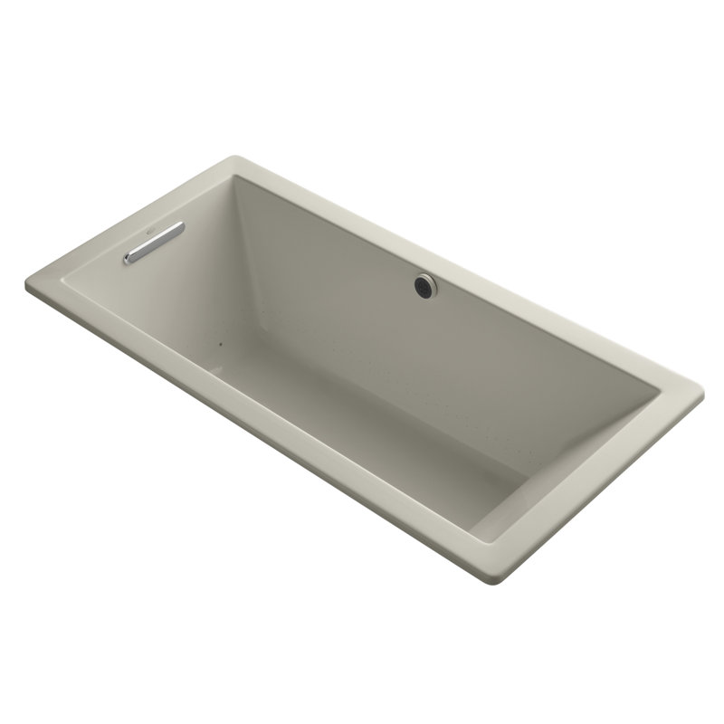 Baignoire à air chute 66" x 32" avec technologie bubblemassage Underscore, Banc de sable