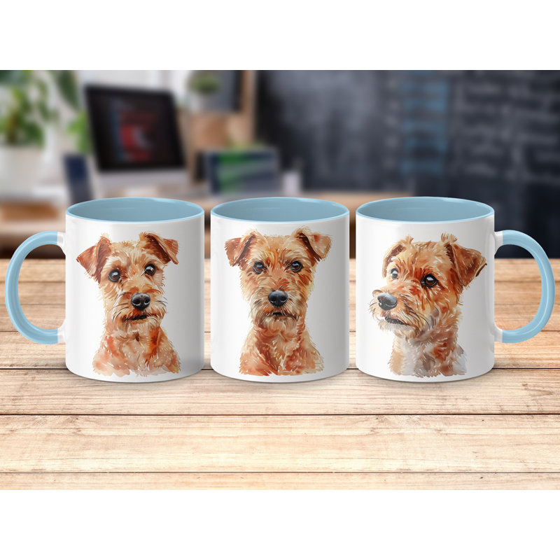 Mug, 3, Light Blue