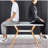 Metal Base Dining Table