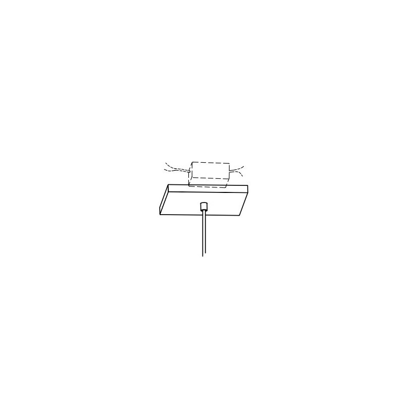 Abeo L 1 - Light LED Pendant, 3500K (Cool), Low Profile, Dark Stained Walnut