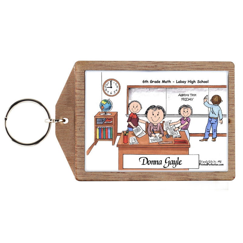 Personalized Teacher, High School - Porte-clés féminin