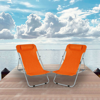 Garruto Reclining Beach Chair by Arlmont & Co.
