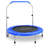 3.8' Foldable Round Fitness Trampoline with Handlebar