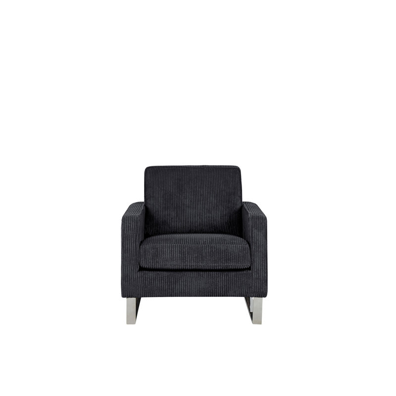 Remley Upholstered Armchair, Black
