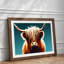 Highland Cow Portrait Vol.4 - Single Picture Frame Print-1340526904-1340526917