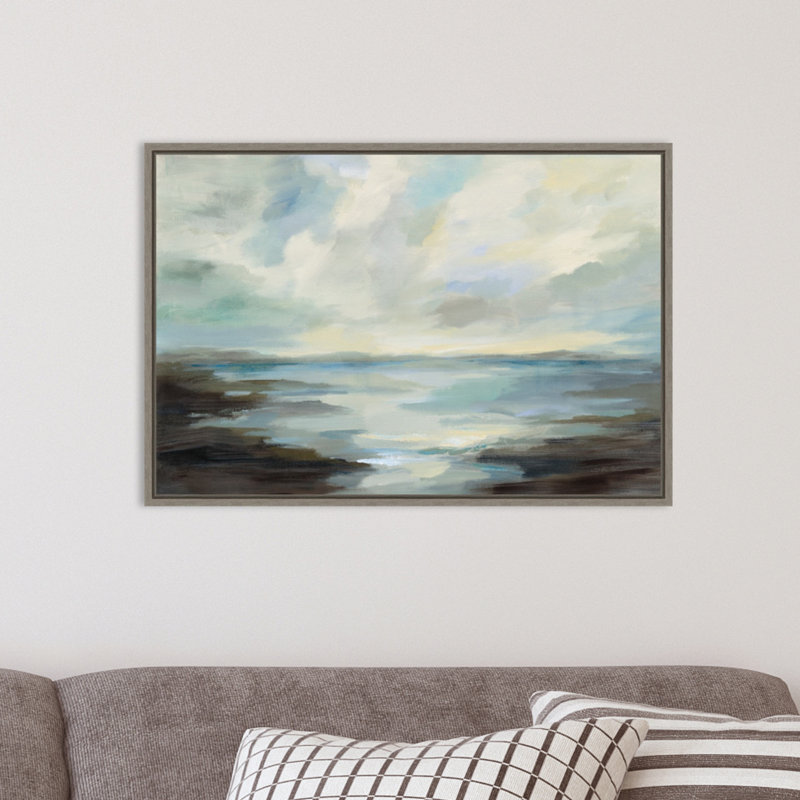 "Northern Lagoon" par Silvia Vassileva, reproduction d’art sur toile encadrée