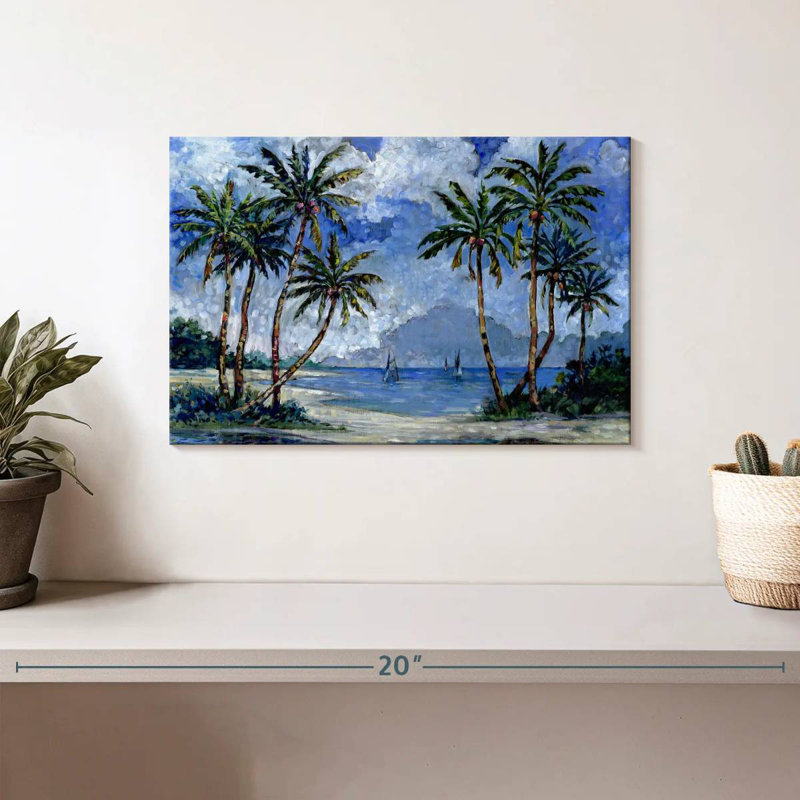 Gillard Impressions Of Palms II, H 8 po x l 12 po
