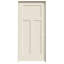 Porte intérieure pré-montée moulée en bois manufacturé 3 panneaux-70089749-70089745