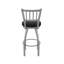 Tabouret de bar pivotant intérieur / extérieur en acier inoxydable Contessa-110204847-110204848