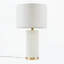 Lampe de table texturée à pois