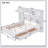 Wooden Bed With All-In-One Cabinet And Shelf-341904051