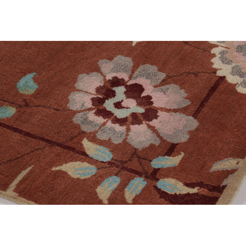 Art Deco Handmade Wool Area Rug