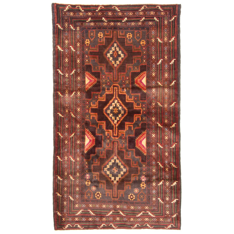 Teimani Brown Rug 3'7" x 6'7"