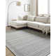Lavande Striped Wool Area Rug