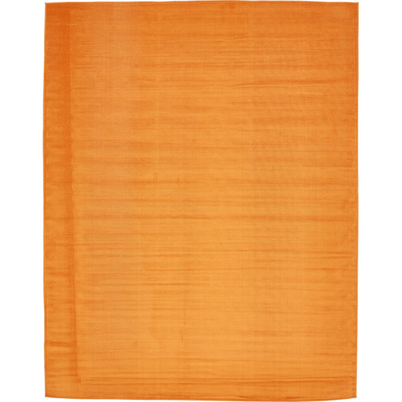 Tapis orange Aiden-Lee, Rectangle 10 pi x 13 pi 1 po