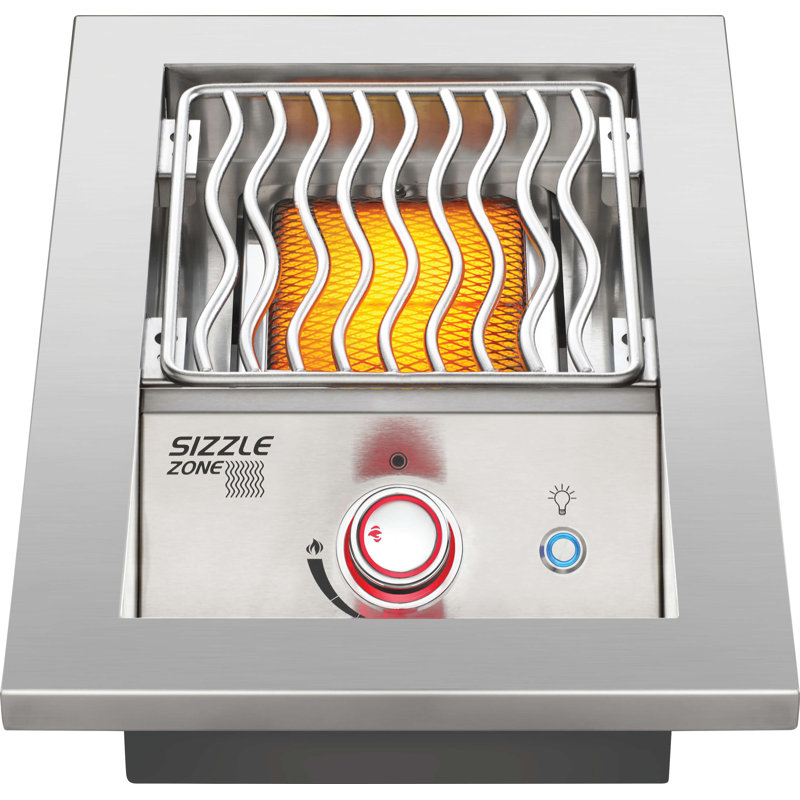 Brûleur infrarouge simple intégré de 10 po série 700, acier inoxydable, Propane liquide