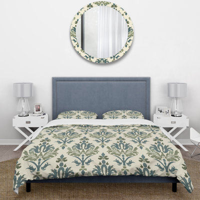 Green Beige Country - Country Duvet Cover Set