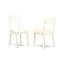 5 Piece Modern Dining Table Set Includes a Rectangle Wooden Table with Butterfly Leaf and 4 Faux Leather Dining Room Chairs, Linen White-1267325516