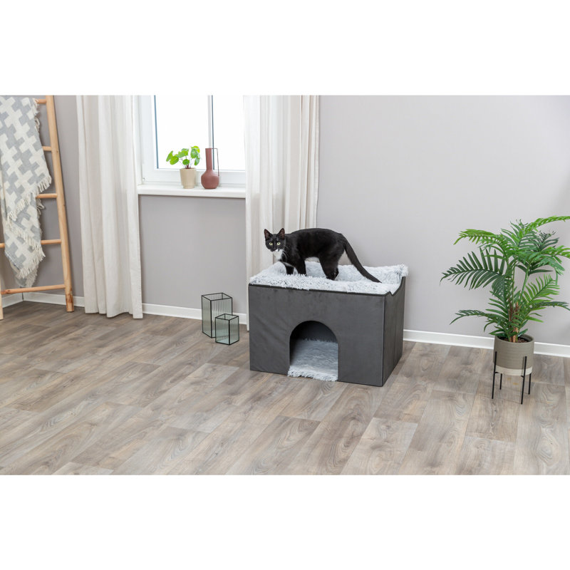 Trixie Harvey, grotte pour chats, maisonnette pour chat d'intérieur, refuge pliable pour chats, maisonnette pour chats et petits chiens