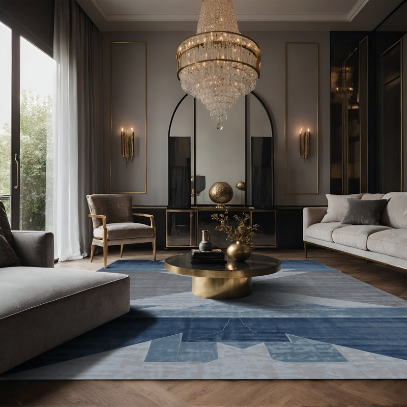 Tapis gris soyeux et moelleux, Tapis de couloir 2 pi x 4 pi