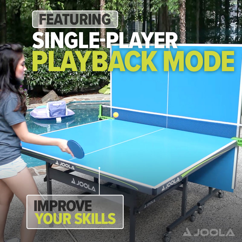 Foldable Blue Aluminum Outdoor Table Tennis Table with Net