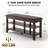 Adjustable Two-Tier Shoe Storage Bench-796378004