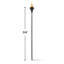 TIKI Brand Island King 2-Pack 65 Inch TIKI Torch Metal Black - 112012668