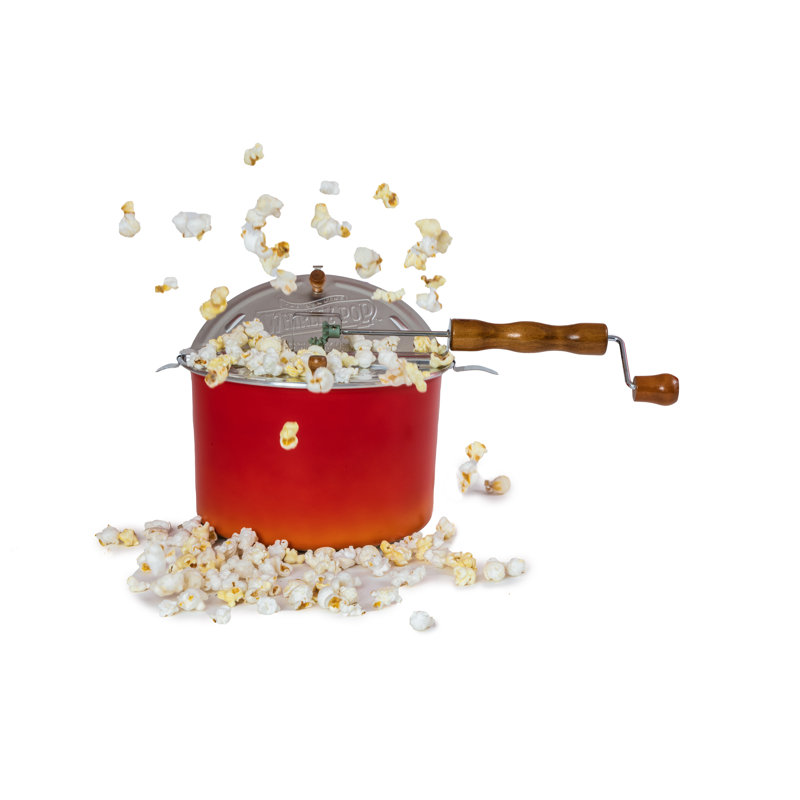 Wabash Valley Farms Whirley Pop Color Changing Stovetop Popcorn Popper