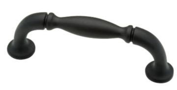 (Paquet de 5) Poignée de meuble style plat 2 1/2 po noir